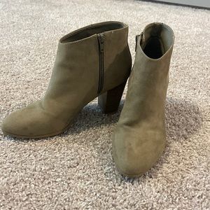 Army green booties